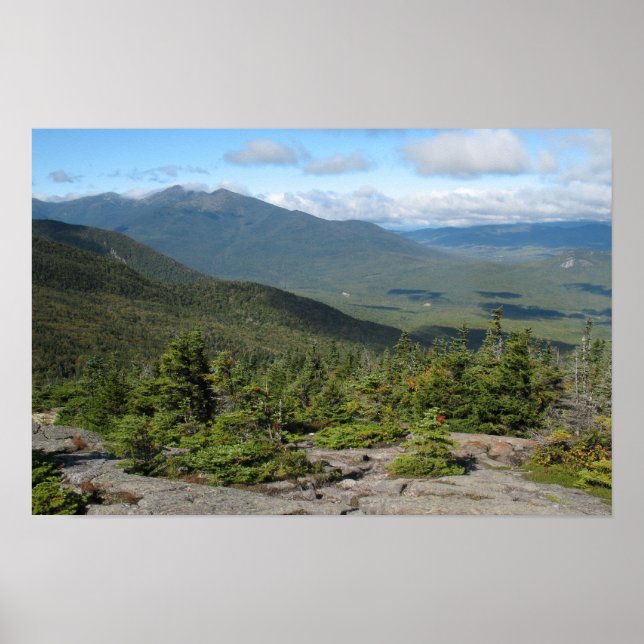 12x18 Clouds Draped Over the Great North Woods Poster (Front)