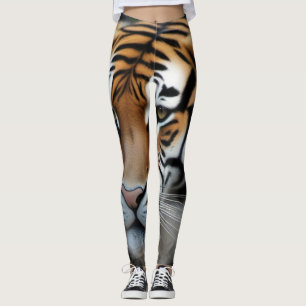 13025 Tiger print Leggings
