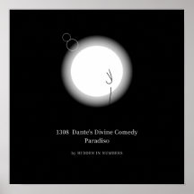 1308 Dante's Divine Comedy Paradiso Minimalist