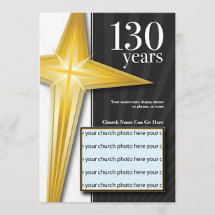 130 Year Church Anniversary Invitation