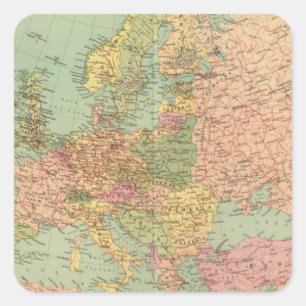 1314 Political Europe Square Sticker