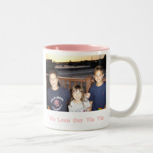 131, We Love Our Yia Yia Two-Tone Coffee Mug
