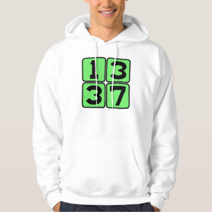 1337 Leet Leetspeak Eleet Internet Meme Slang Hoodie