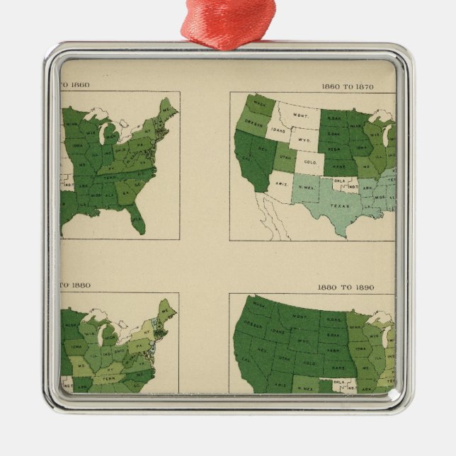133 Increase value of farms 1850-1900 Metal Tree Decoration (Front)