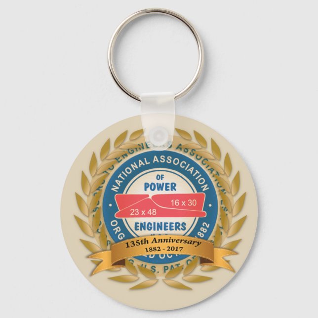 135th Anniversary Key Chain (Front)