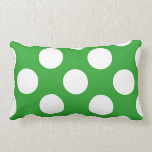 136 GRASS GREEN EARTH ENVIRONMENT BRIGHT WHITE POL LUMBAR CUSHION