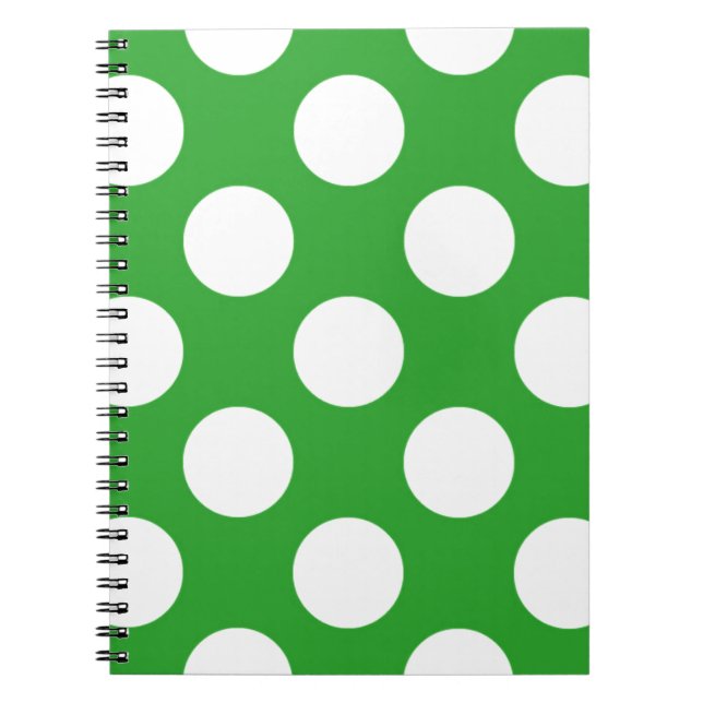 136 GRASS GREEN EARTH ENVIRONMENT BRIGHT WHITE POL SPIRAL NOTEBOOK (Front)