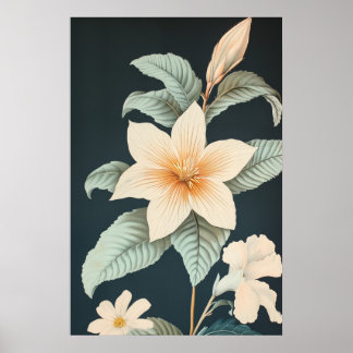 1374 Floral Poster
