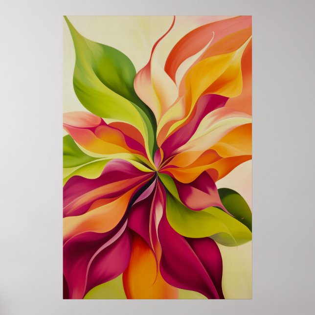 1376 Floral Poster (Front)