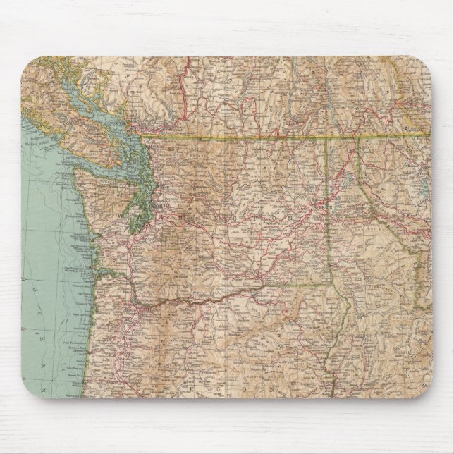 13839 Wash, Ore, Ida Mouse Pad (Front)