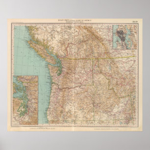 13839 Wash, Ore, Ida Poster