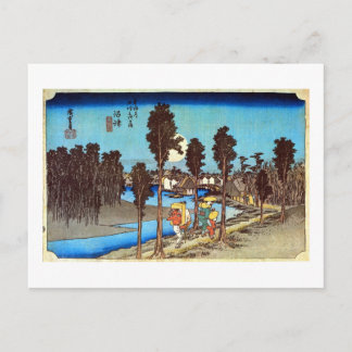 13. 沼津宿, 広重 POSTCARD