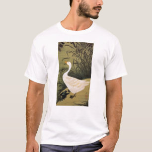 13. 芦鵞図, 若冲 Reed & Goose, Jakuchū, Japan Art T-Shirt