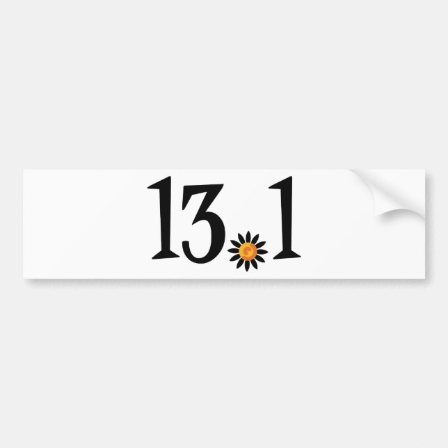 13.1 bumper sticker (Front)