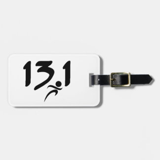 13.1 half-marathon luggage tag