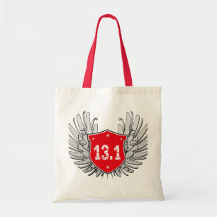 13.1 Half-Marathon Shield Tote Bag