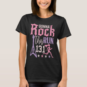 13 1 Half Marathon  Women Runner Rock Running Athl T-Shirt
