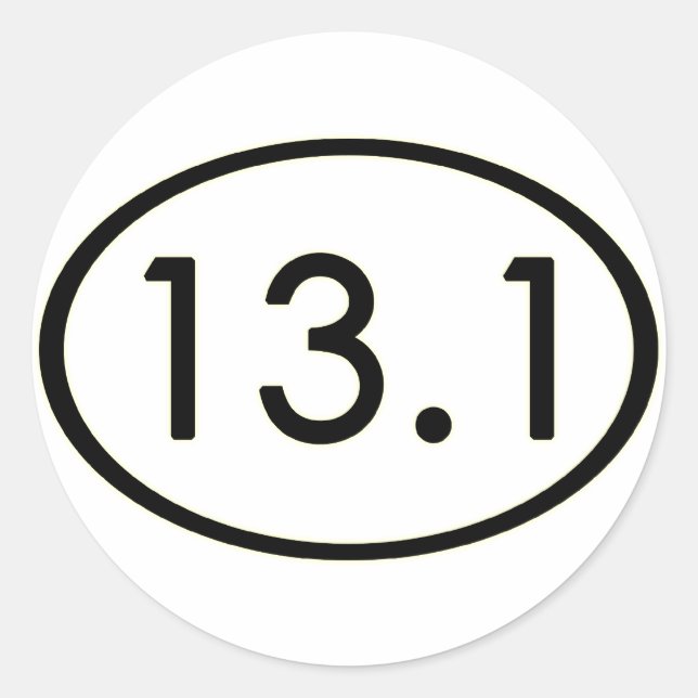 13.1 Miles Sticker (Front)