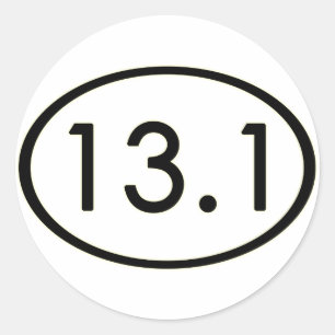 13.1 Miles Sticker