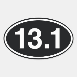 13.1 OVAL STICKER