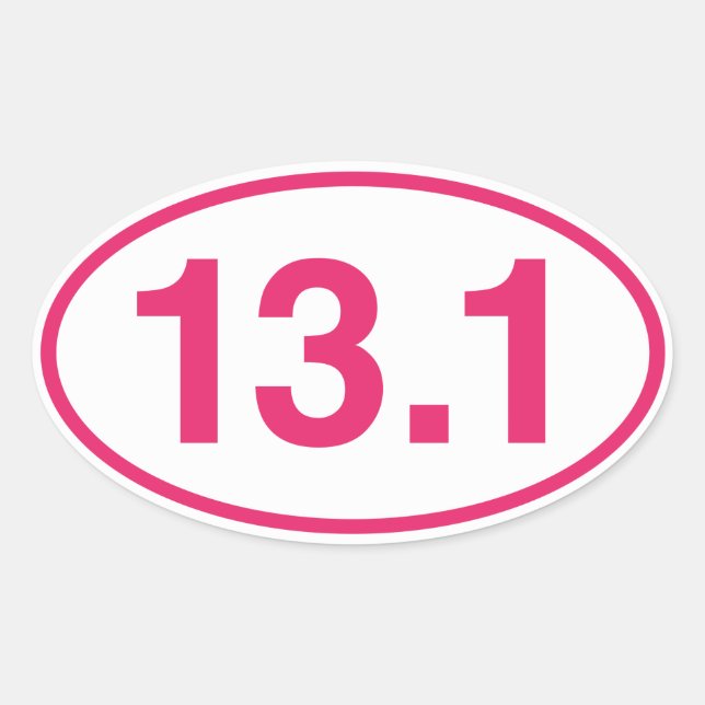 13.1 OVAL STICKER (Front)