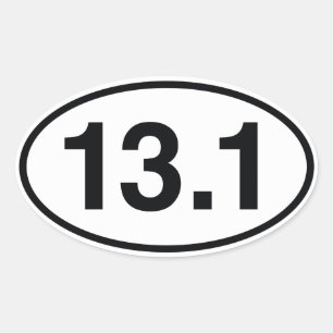 13.1 OVAL STICKER
