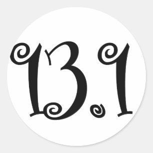 13.1 Runner Sticker