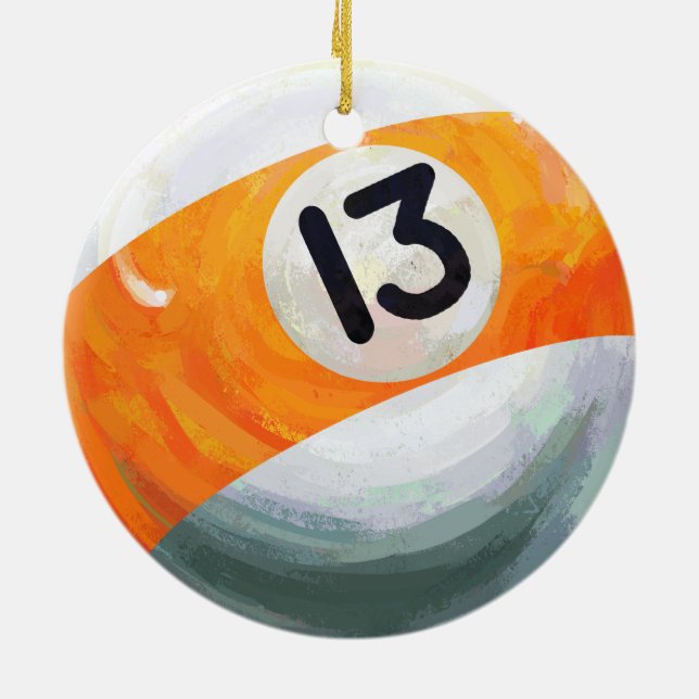 13 Ball Ceramic Tree Decoration (Back)