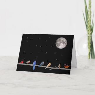 #13 Birds on the wire: Card