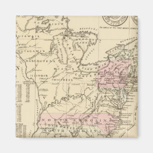 13 colonies 1776 magnet