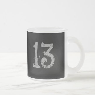 13 FROSTED GLASS COFFEE MUG