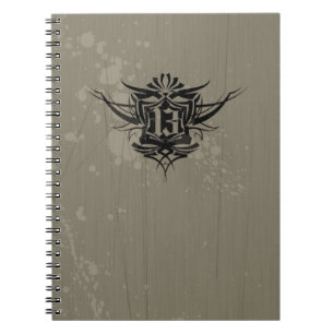 " 13 " Gothic Tattoo Spiral Notebook
