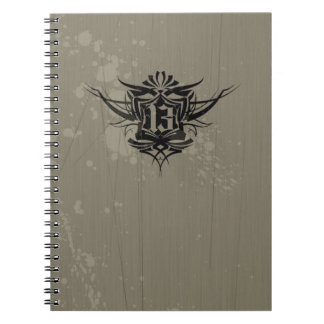 " 13 " Gothic Tattoo Spiral Notebook