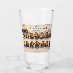 13 Icelandic Yule Lads Christmas in Iceland Glass