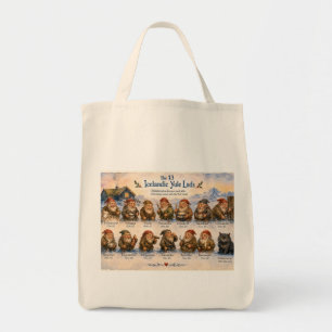 13 Icelandic Yule Lads Christmas in Iceland Tote Bag