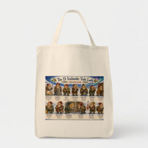 13 Icelandic Yule Lads Christmas reykjavik Tote Bag
