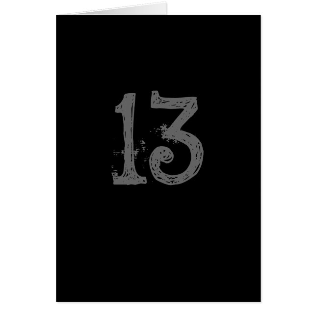 13 IS MY LUCKY NUMBER (Front)