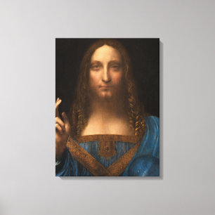 13-Leonardo da Vinci-Salvator Mundi, c.1500-FAA.jp Canvas Print
