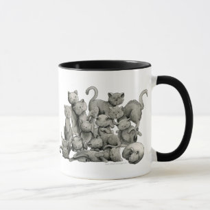 13 Lucky Black Cats Mug