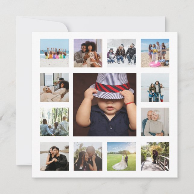 13 Photo Template Personalised  (Front)