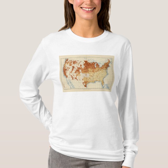 13 Proportion foreignborn 1890 T-Shirt (Front)