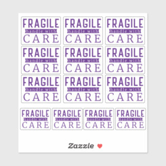 13 Purple Fragile Handle With Care Small Business