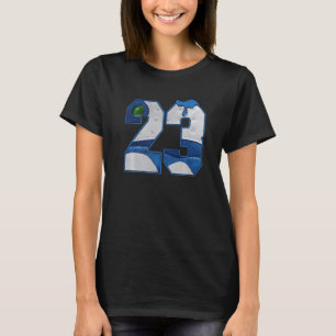 13 Retro French Blue Number 23 Bel Air French Blue T-Shirt