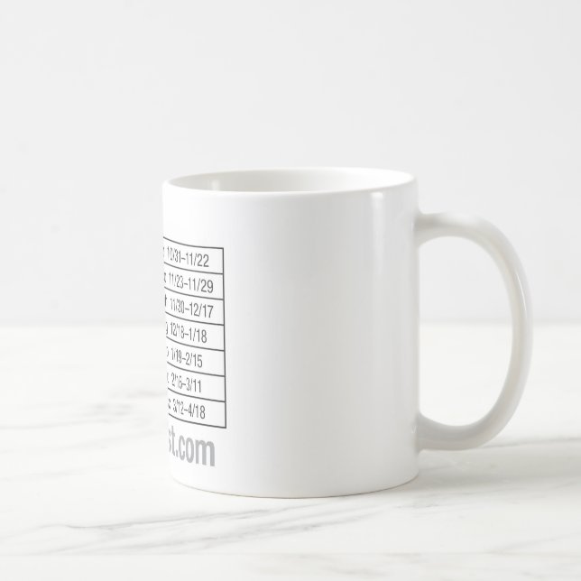 13 sign coffee mug (Right)
