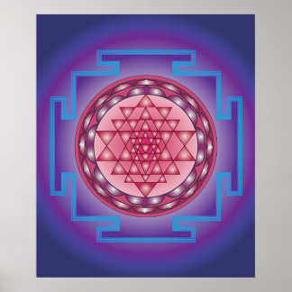 13 SRI YANTRA - SANCTUARY POSTER