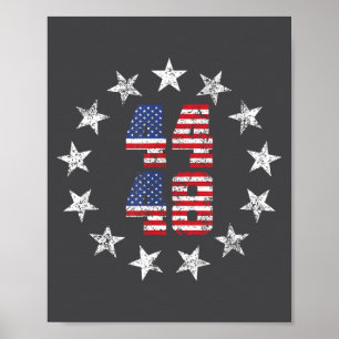 13-star Betsy Ross 44-48 Obama For President 28 20 Poster