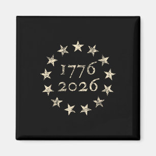 13-star Betsy Ross Flag 250 4th Of July 2026 Distr Magnet