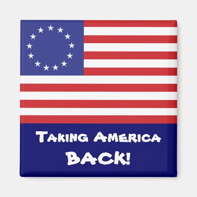 13-Star U.S. Flag Magnet (Front)