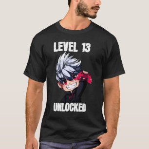 13 th birthday boy level 13 unlocked gaming teen T-Shirt