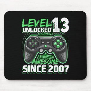 13 Unlocked Awesome 2007 Video Game 13th Birthday  Mouse Pad